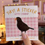 Garden Bird Sticker, Gift Set. Of Three Vinyl Stickers, thumbnail 6 of 11