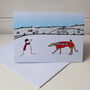It Snowed A6 Christmas Card, thumbnail 2 of 2