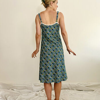 Lacey Nightie In Choice Of Blue Prints, 5 of 12