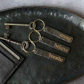 Motivational Keyring Mindfulness Gift, 2 of 12