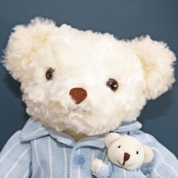 Personalised Bear And Baby Soft Toy, 4 of 4