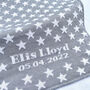 Personalised Knitted Star Baby Blanket, thumbnail 5 of 11