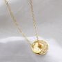 Moon Phase Necklace In Gold Vermeil With Diamonds, thumbnail 12 of 12