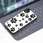 Personalised Dog Paw Prints iPhone Case Dog Lover Gift, thumbnail 2 of 2