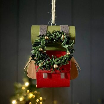 Festive Rucksack Hanging Christmas Decoration, 3 of 3