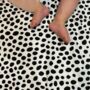 Large Dalmatian Print Sensory Baby Muslin, thumbnail 3 of 4