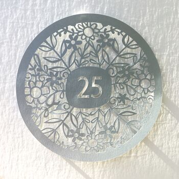 Personalised Silver Anniversary Papercut, 4 of 7