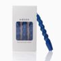 Set Of Three Bright Spiral Taper Candles, thumbnail 3 of 4