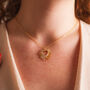 Cher Starburst Heart Pendant Necklace, thumbnail 7 of 11