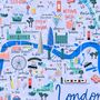 London Map Art Print, thumbnail 2 of 4