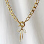 Bow And Chunky Chain Earrings, thumbnail 7 of 10