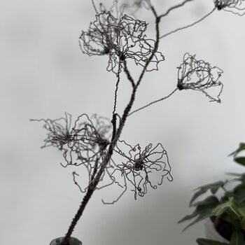 Handmade Wire ‘Old Man’s Beard’ Stem, 3 of 11