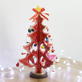 Red Christmas Character Tree, 4 of 4