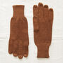 Fair Trade Luxury Soft Fine Knit Merino Mens Gloves, thumbnail 8 of 12