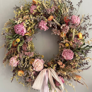 Wildflower Dried Flower Wreath, 2 of 8