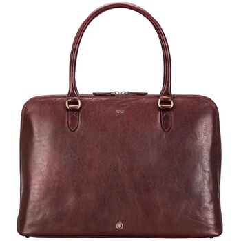 Women's Premium Leather Laptop Handbag 'Fiorella', 11 of 12