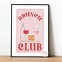 Brunch Club: Mid Century Modern Cocktail Wall Art, thumbnail 9 of 9