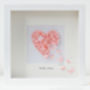 Shocking Pink 3D Framed Butterfly Heart, thumbnail 6 of 9