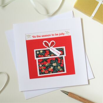 Personalised Gift And Tag Christmas Card, 4 of 5