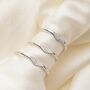 Mini Initial Sterling Silver Signet Ring, thumbnail 1 of 5