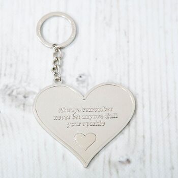 Large Heart Message Keyrings, 6 of 7