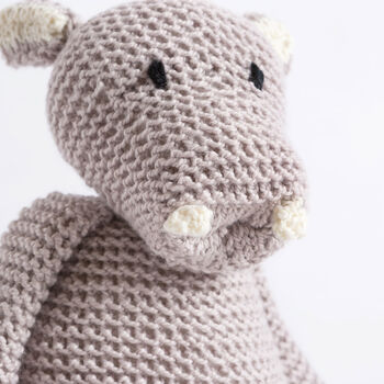 Andy Hippo Knitting Kit, 2 of 11