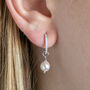 Freshwater Pearl Charm Drop Earrings, thumbnail 1 of 6