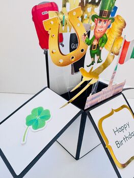 Dublin Themed 3D Birthday Card, 5 of 6