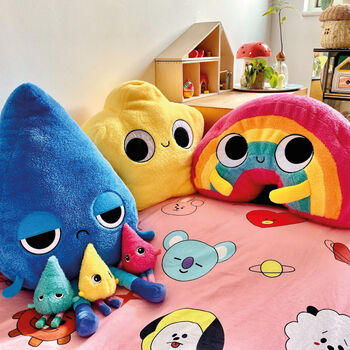 Giant Rainbow Soft Toy Cushion | Kids Decor, 3 of 3