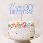 Any Age Happy Birthday Cake Topper, thumbnail 1 of 7