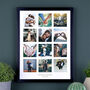 Personalised Twelve Photos Couples Print, thumbnail 1 of 8