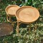 Boho Rattan Eco Friendly Table Set, thumbnail 1 of 7