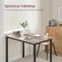Rectangle Dining Table Industrial Kitchen Table Room Desk, thumbnail 3 of 7