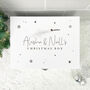 Personalised White Wooden Engraved Couples Christmas Eve Box Three Sizes 22cm | 27cm | 30cm, thumbnail 8 of 9