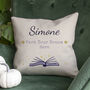 Personalised Magical Spell Book Cushion Cover, thumbnail 1 of 3