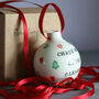 Personalised Christmas Bauble, thumbnail 8 of 8