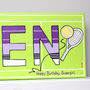 Personalised Tennis Name Canvas, thumbnail 3 of 7