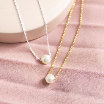 Floating Pearl Necklace, 3 of 8