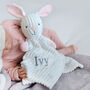 Personalised Bunny Ribbed Comforter And Blanket Set, thumbnail 7 of 12