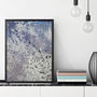 'Airo Cool' Framed Giclée Abstract Canvas Print Art, thumbnail 1 of 5