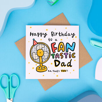 'Fantastic Dad' Birthday Card, 2 of 2