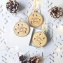 Personalised Family Stars Wooden Christmas Decoration, thumbnail 2 of 5