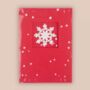 Handmade Snowflake Card + Tree Decoration, thumbnail 3 of 3