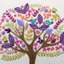 Folk Tree Stitchery Embroidery Pattern Digital Product, thumbnail 2 of 3