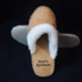 Personalised Handmade Sheepskin Slippers, thumbnail 2 of 4