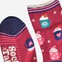 Women's Bamboo Socks Festive Hot Drinks, thumbnail 4 of 5