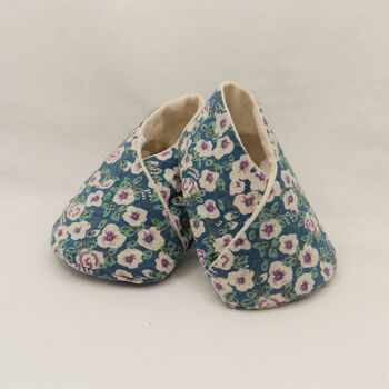 Handmade Eco Flower Baby Shoes, Baby Gift, 2 of 9