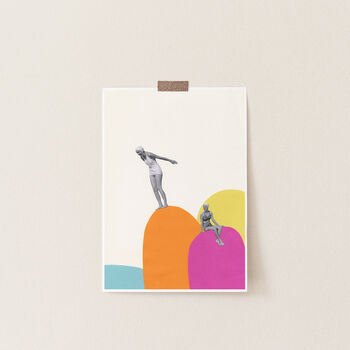 Cliff Diving Art Print, 3 of 8
