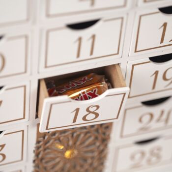 Ramadan Wooden Countdown Calendar Mosque, 3 of 4