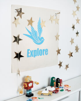 Explore Fabric Banner Flag, 2 of 5